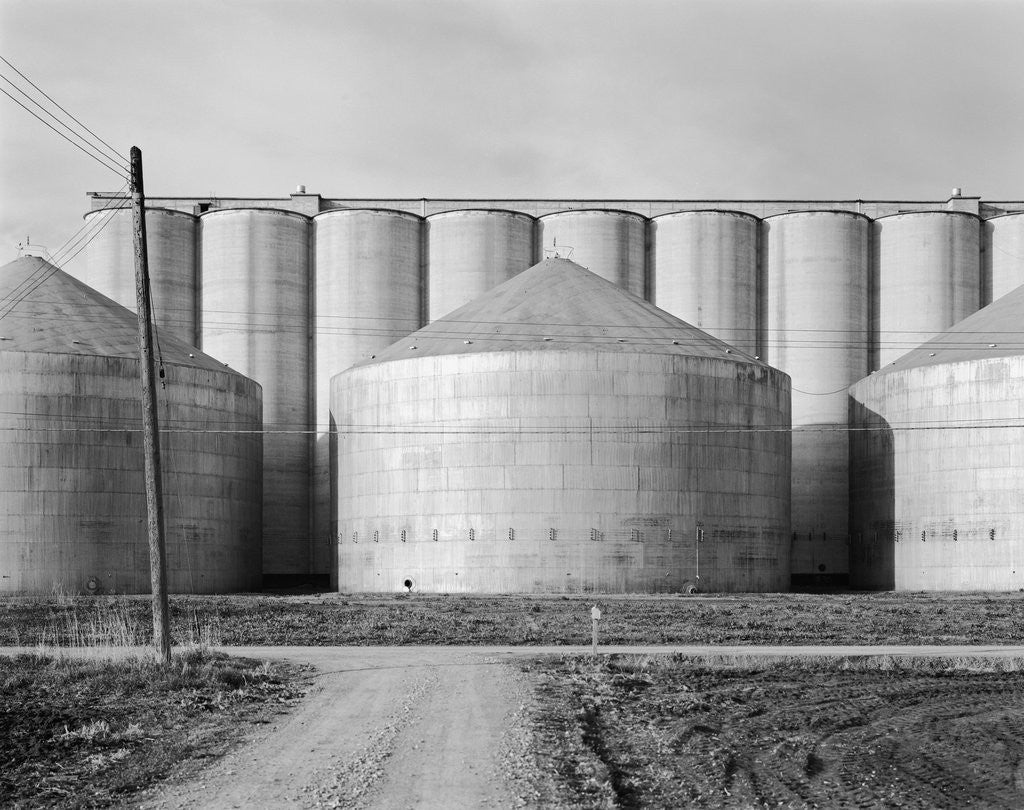 Detail of Kansas Grain Elevators by Corbis