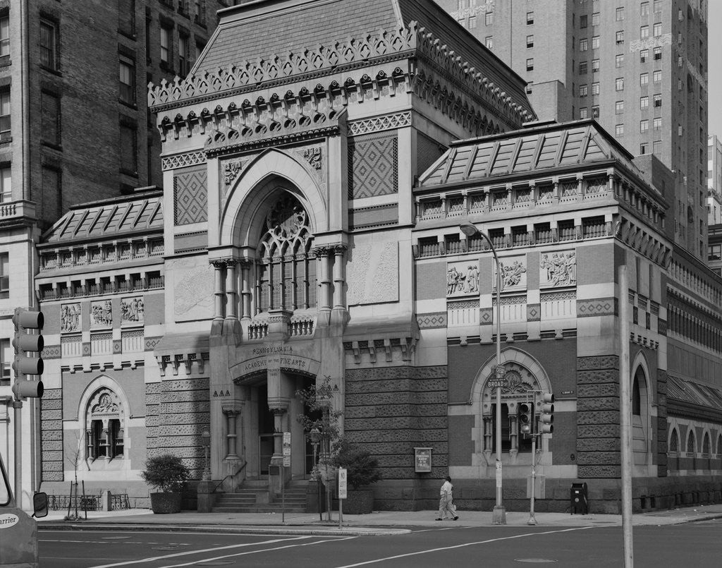 Detail of Pennsylvania Academy of the Fine Arts by Anonymous