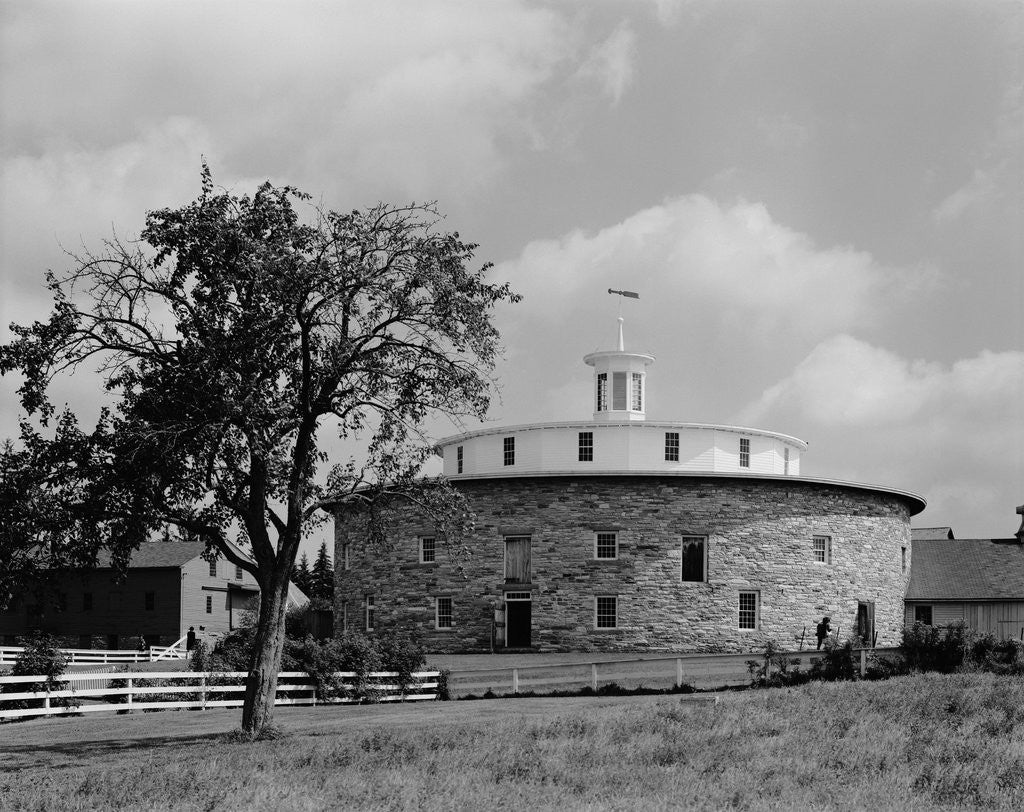 Detail of Round Barn at Hancock Shaker Village by Anonymous