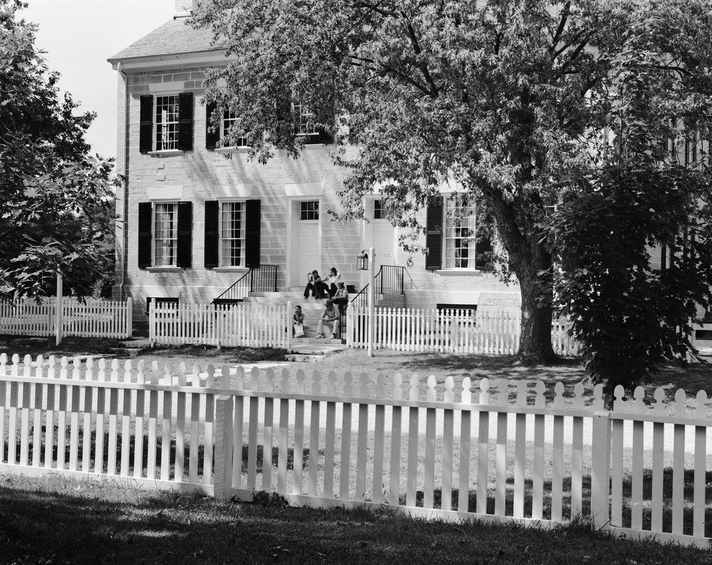 Detail of Center Family House at Pleasant Hill by Anonymous