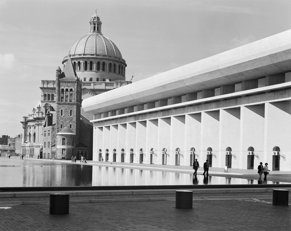 Detail of Colonnade Building at the Christian Science Complex by Anonymous