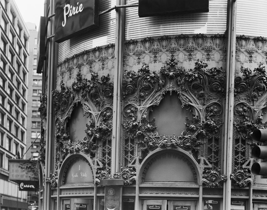 Detail of Cast-Iron Ornamentation on the Entrance to the Carson, Pirie, Scott Store by Anonymous