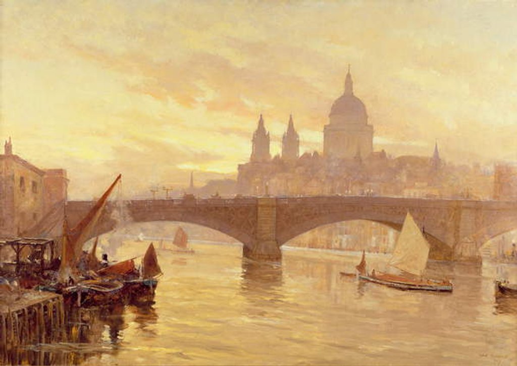 Detail of Southwark Bridge by Herbert Menzies Marshall