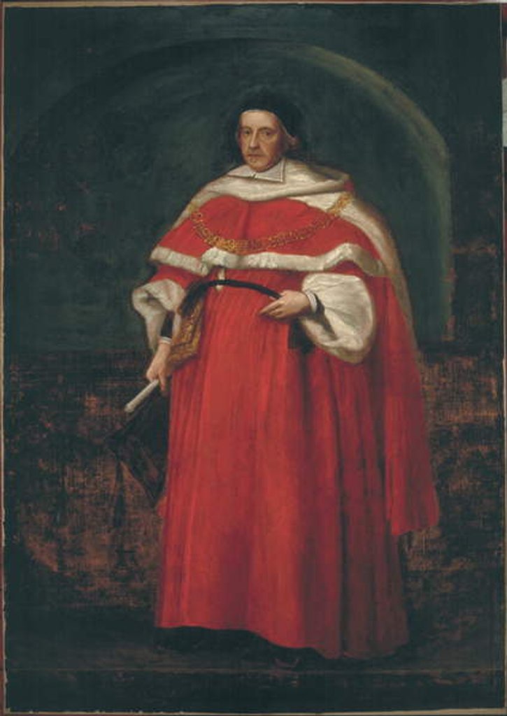 Detail of Sir Matthew Hale, Kt, 1670 by John Michael Wright