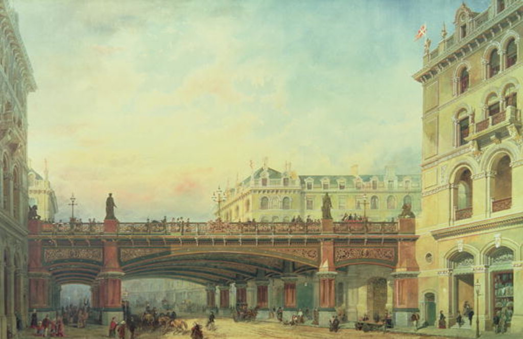 Detail of Holborn Viaduct, City of London by Ernest Crofts