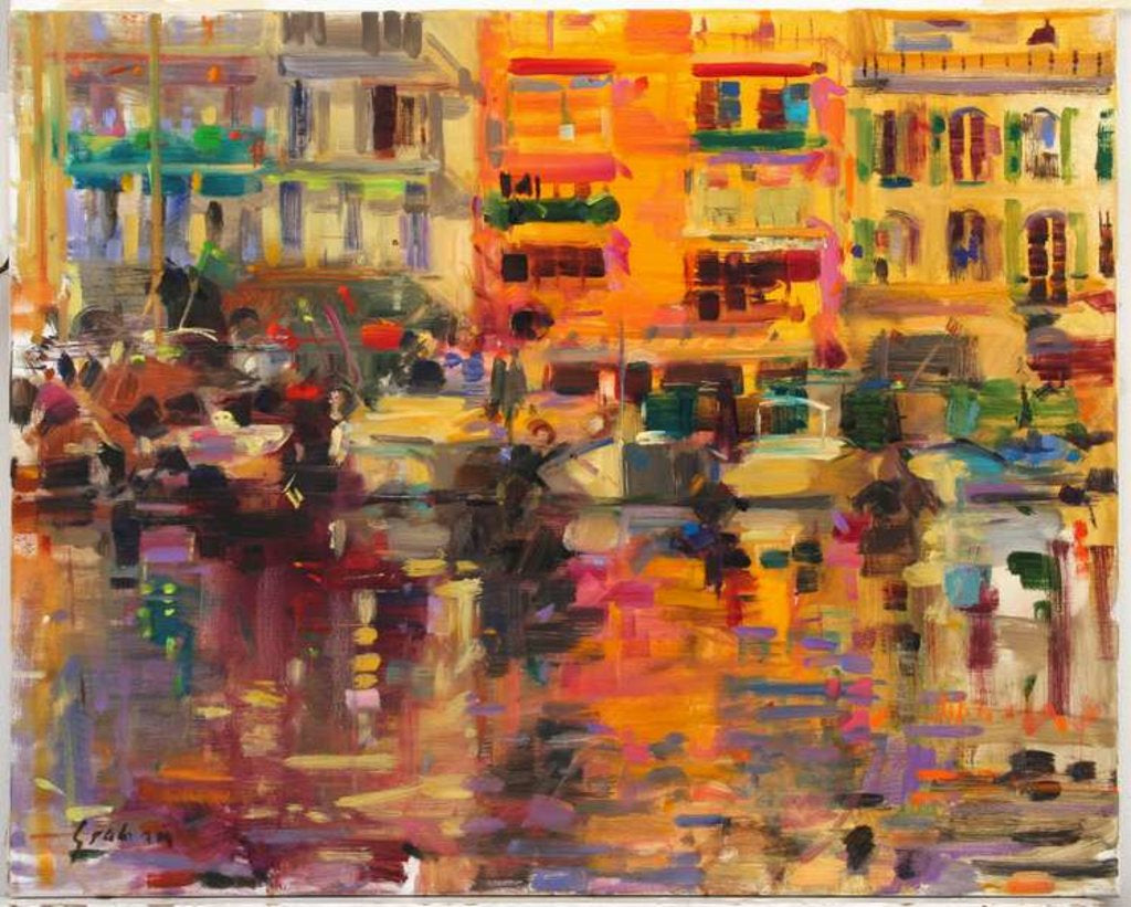 Detail of Riviera Summer by Peter Graham