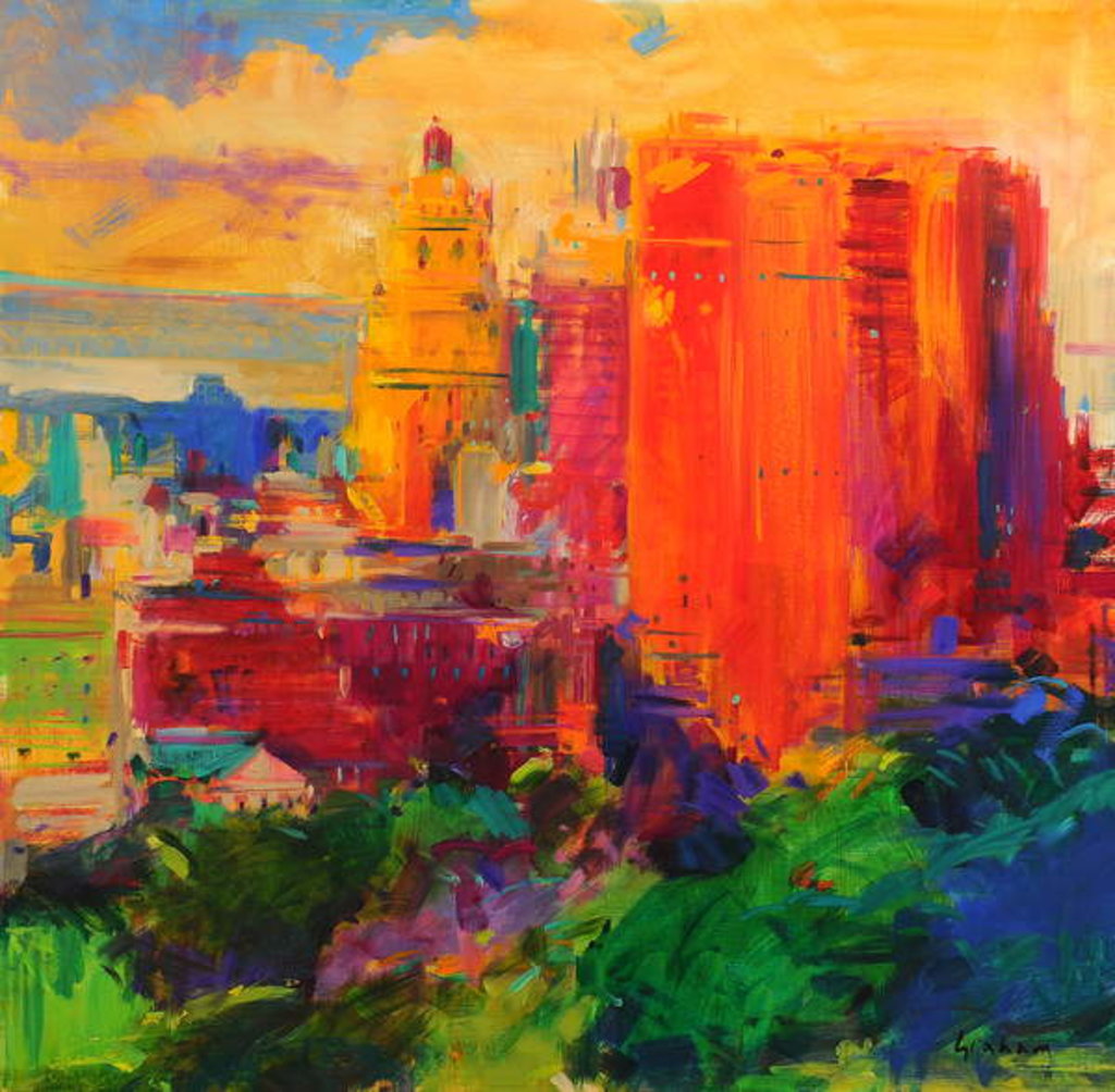 Detail of The Majestic, New York by Peter Graham