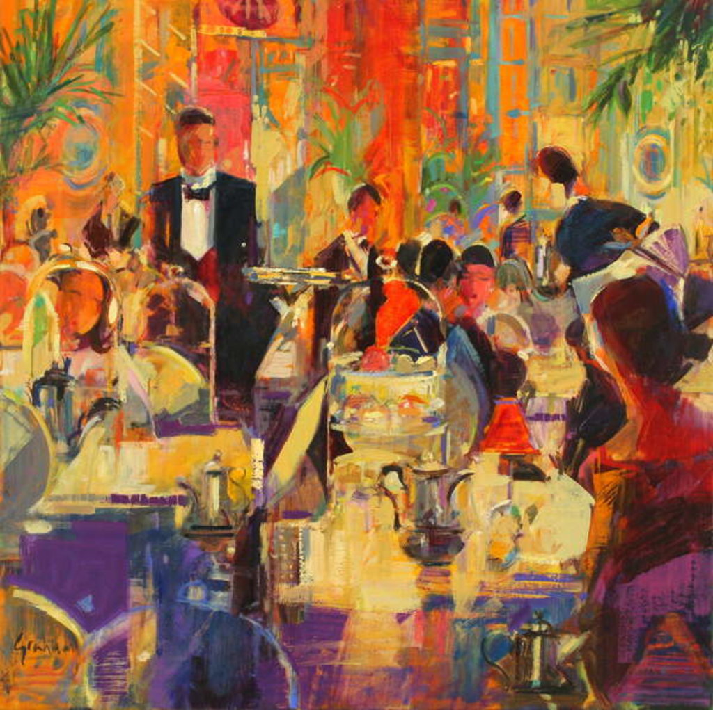 Detail of Afternoon at the Ritz by Peter Graham