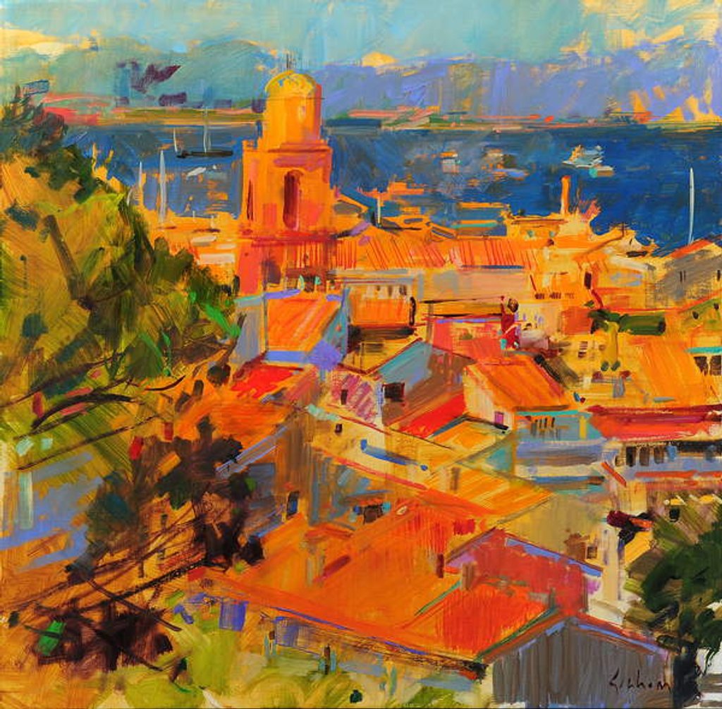 Detail of Golfe de Saint-Tropez by Peter Graham