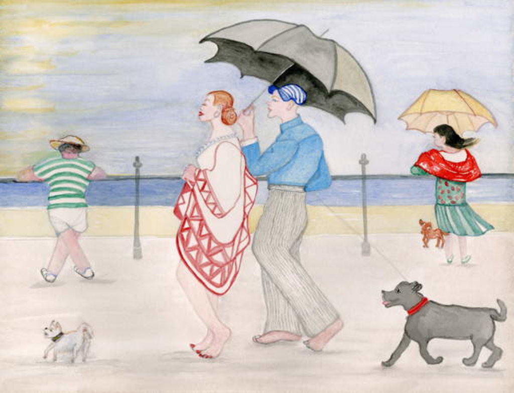 Detail of Promenade, 2018 by Gillian Lawson