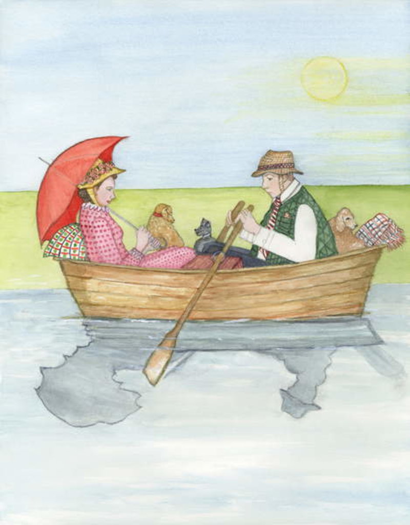 Detail of On the River, 2018 by Gillian Lawson