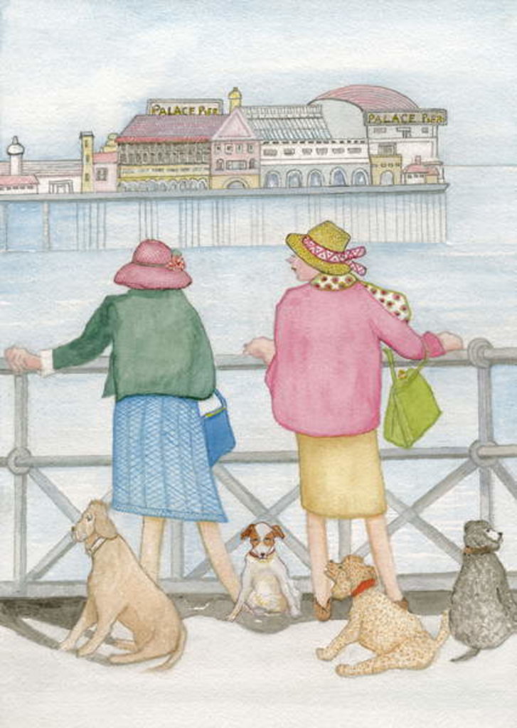 Detail of Looking out to Sea, 2018 by Gillian Lawson