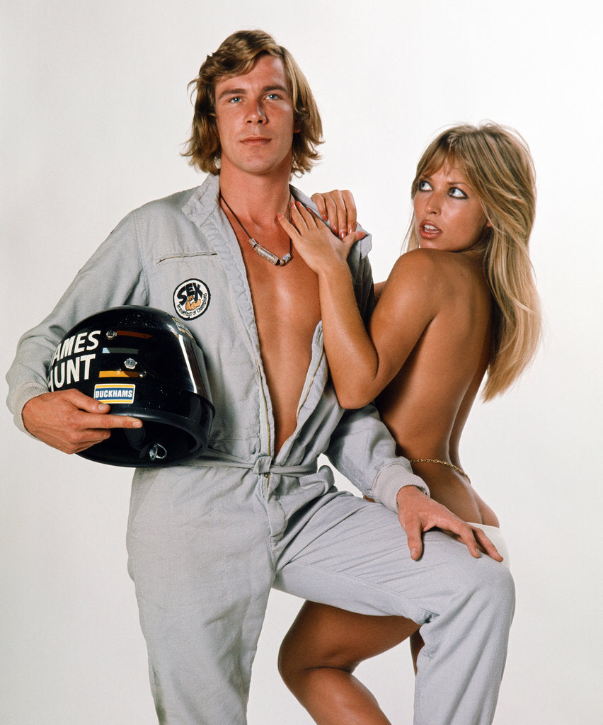 Detail of James Hunt with Sue Shaw by Anonymous