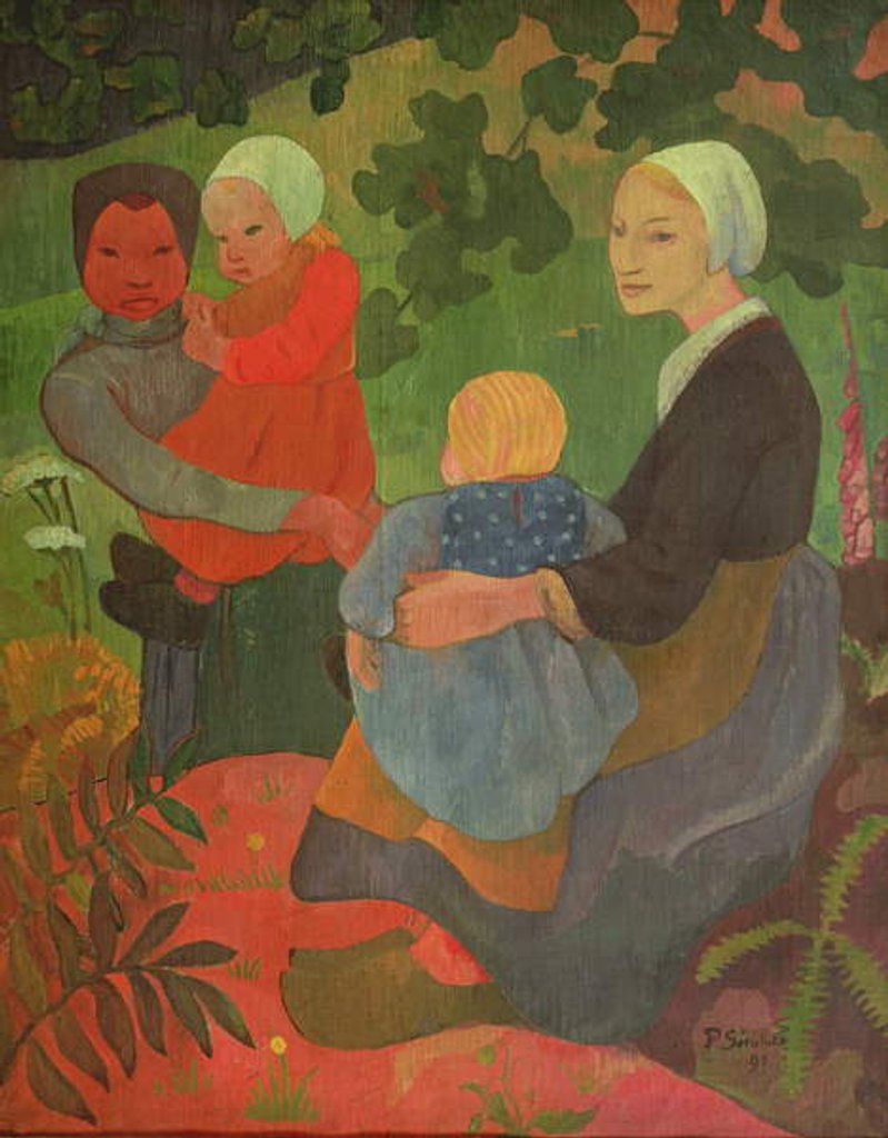 Detail of The Young Mothers, 1891 by Paul Serusier