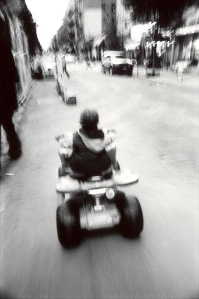 Detail of Scooter Kid, NY, 2006 by Anonymous