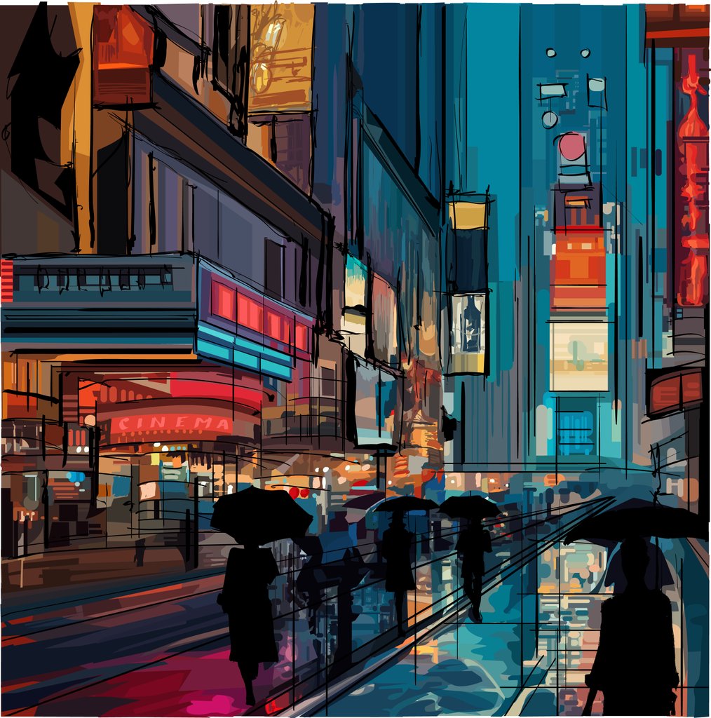 Detail of City I by Anonymous