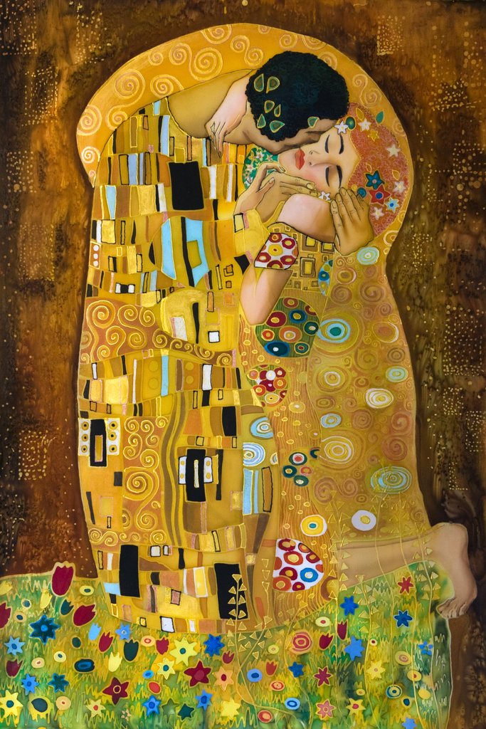 Detail of Kiss by Anonymous