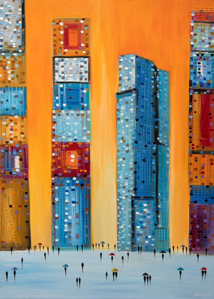 Detail of City II by Anonymous