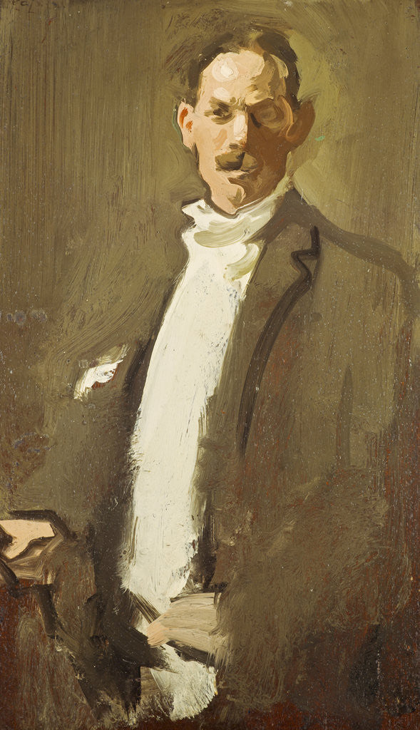 Detail of Self-Portrait by Samuel John Peploe