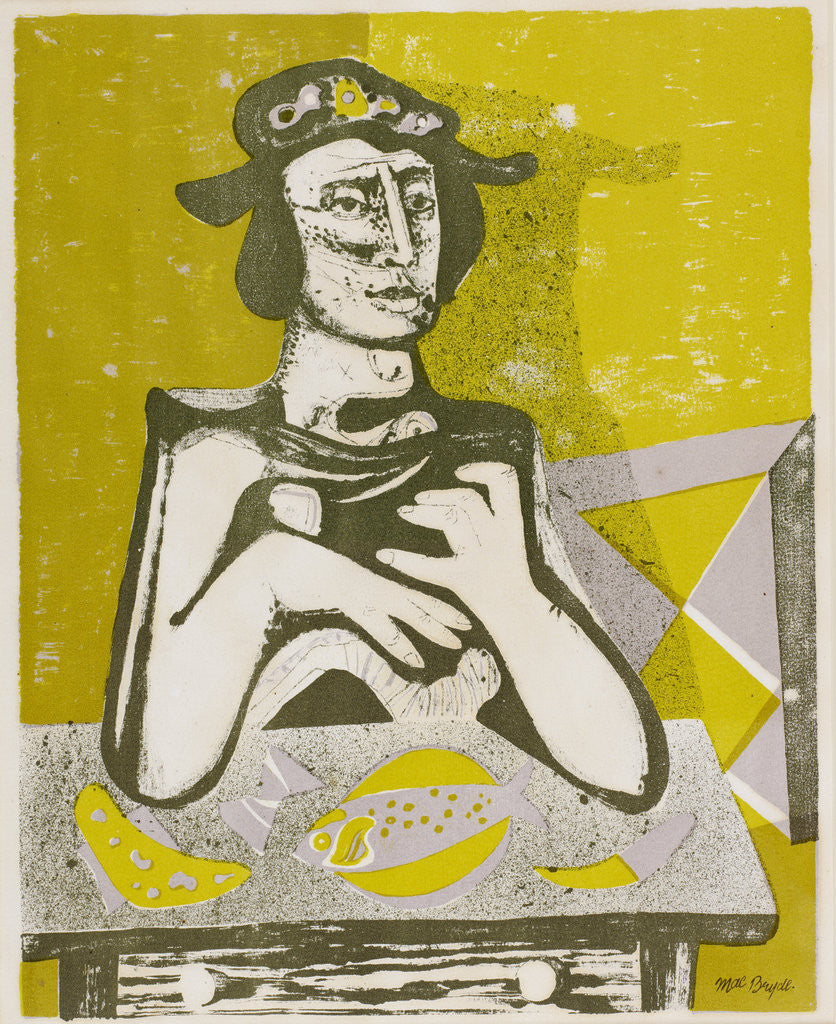 Detail of Woman at a Table by Robert MacBryde