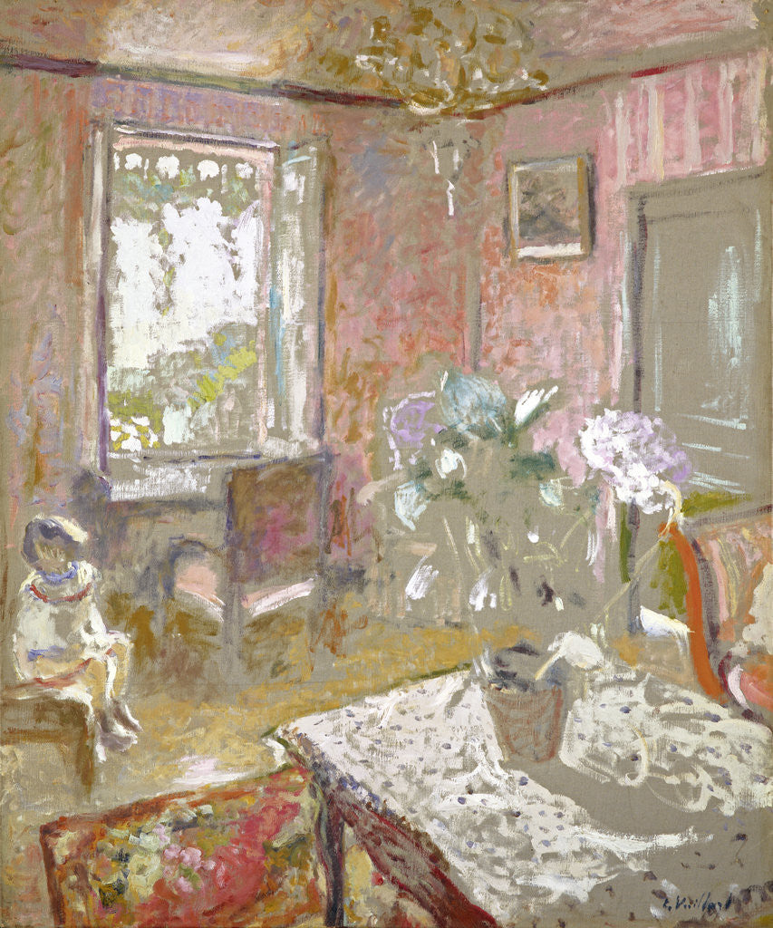 Detail of La Chambre rose [The Pink Bedroom] by Edouard Vuillard