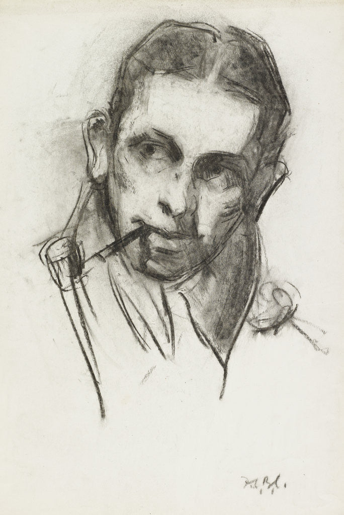 Detail of Self Portrait by Francis Campbell Boileau Cadell