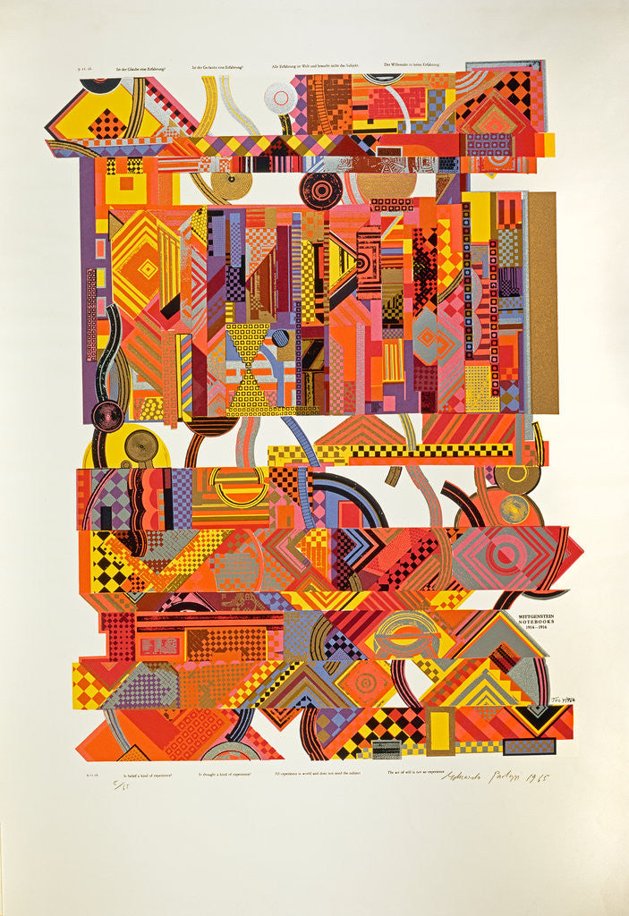 Detail of Experience. From As is when by Eduardo Paolozzi