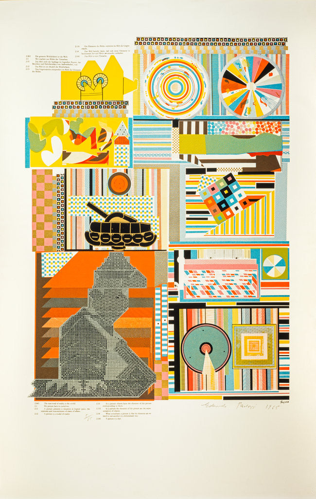 Reality. From As is when by Eduardo Paolozzi