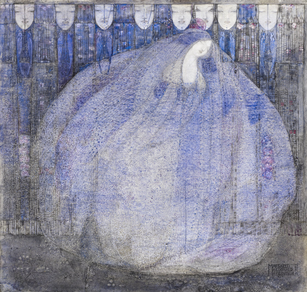 Detail of The Mysterious Garden by Margaret Macdonald Mackintosh