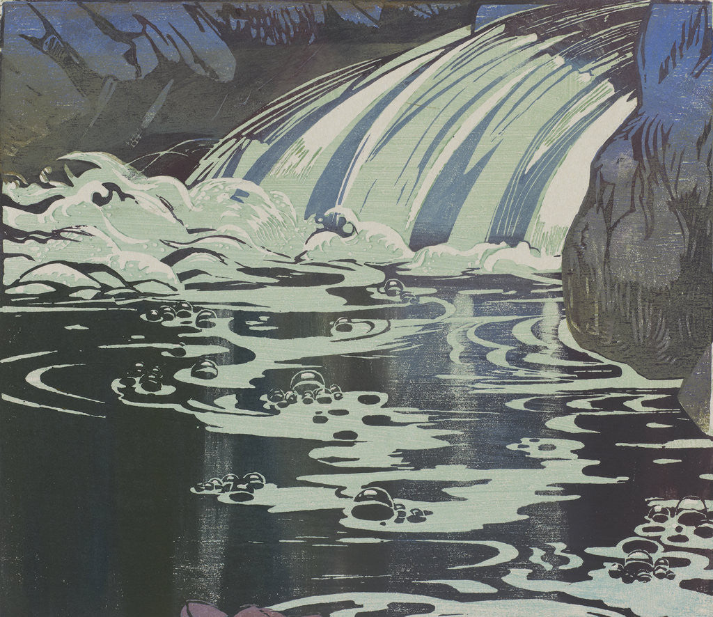 Detail of The Waterfall by Mabel Royds