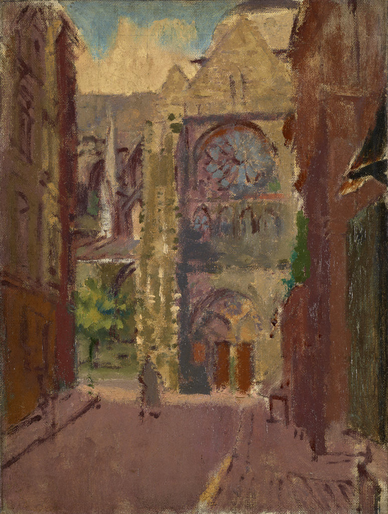 Detail of La Rue Pecquet, Dieppe by Walter Richard Sickert