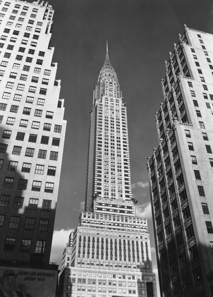 Detail of Manhattan's Chrysler Building by Anonymous
