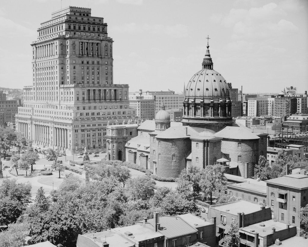 Detail of Montreal Buildings by Anonymous