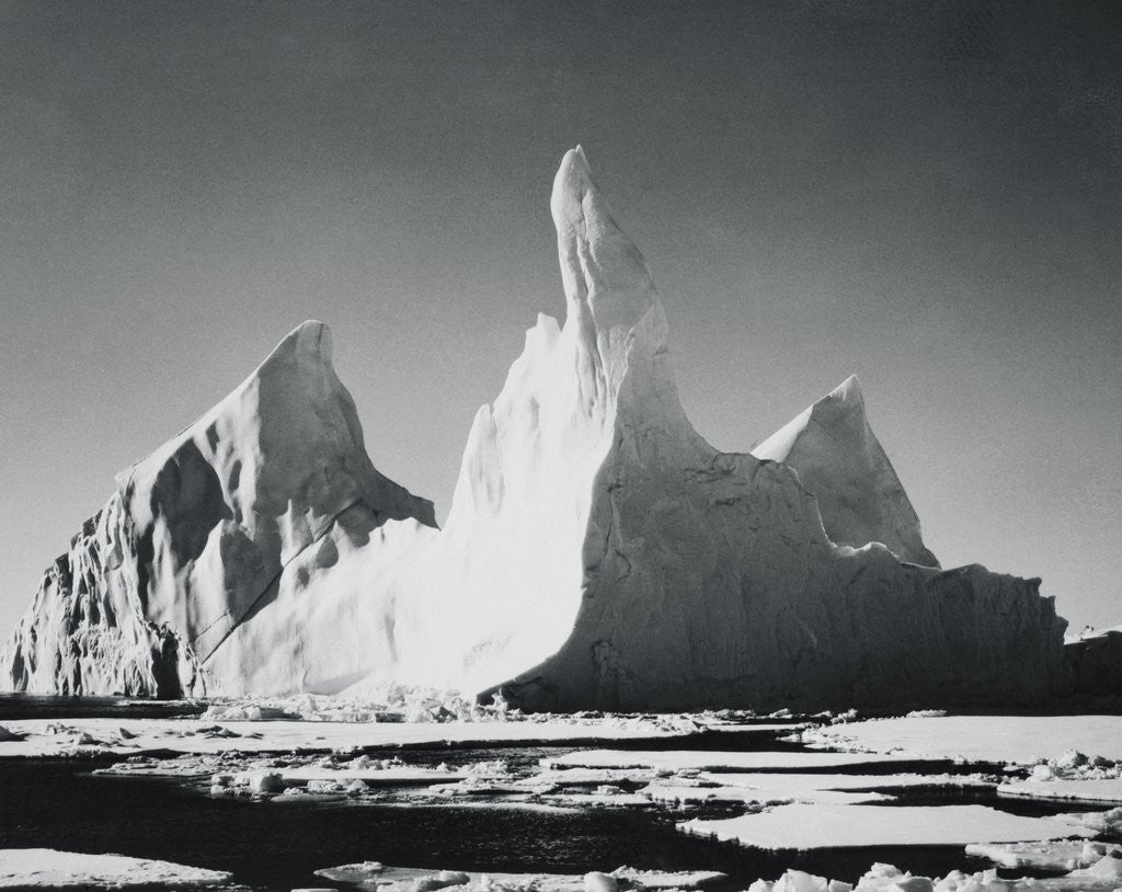 Detail of Iceberg Rising From Arctic Waters by Anonymous