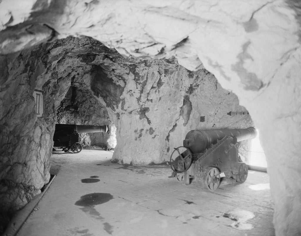 Detail of Cannon Galleries in the Great Siege Tunnels by Anonymous