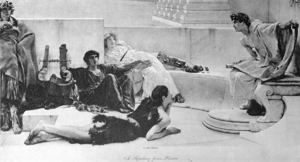 Detail of Homer Teaching by Anonymous