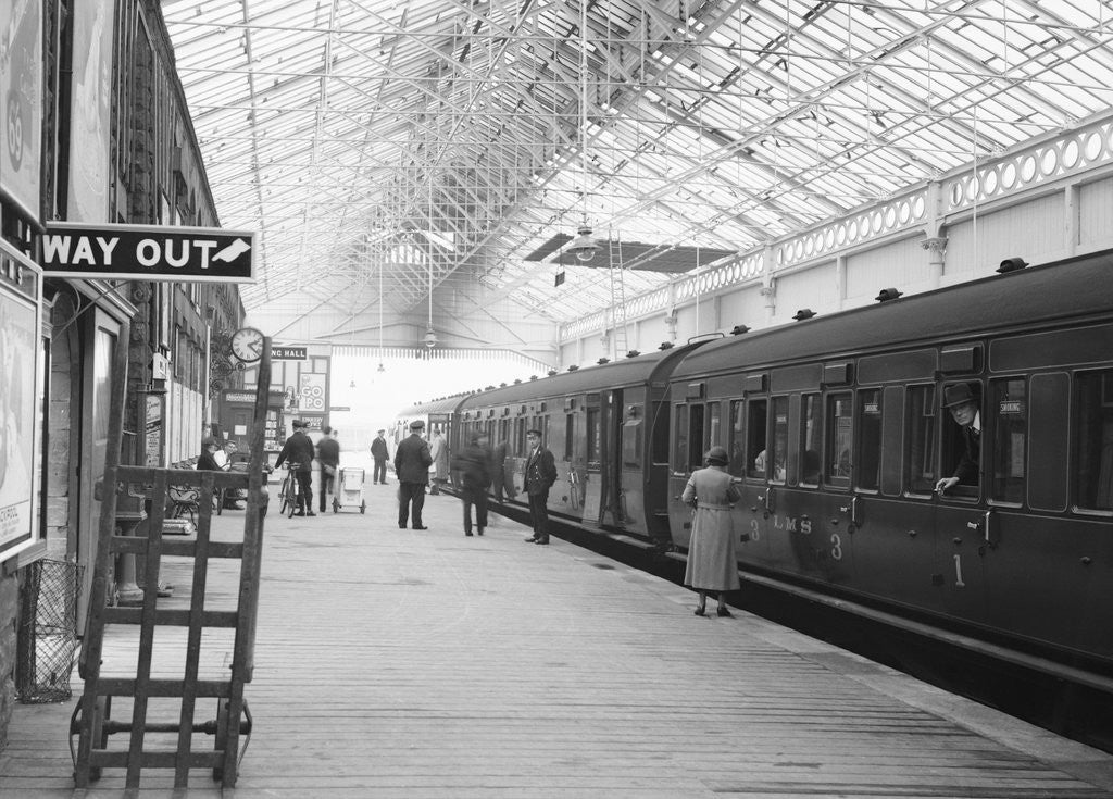 Detail of Railroad Station Platform by Anonymous