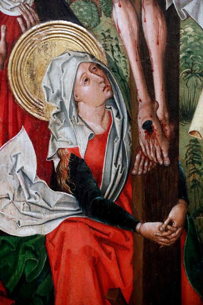 Detail of The crucifixion, detail by Martin Schongauer