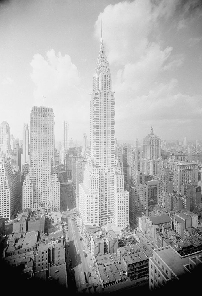 Detail of Chrysler Building by Anonymous