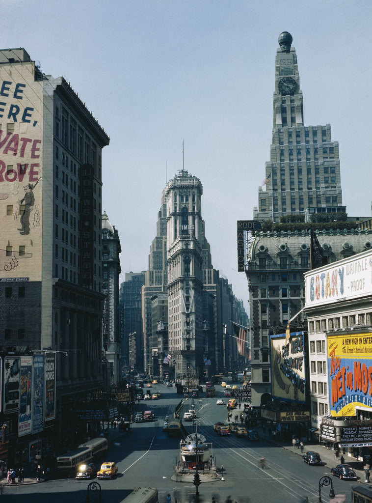 Detail of Times Square by Anonymous