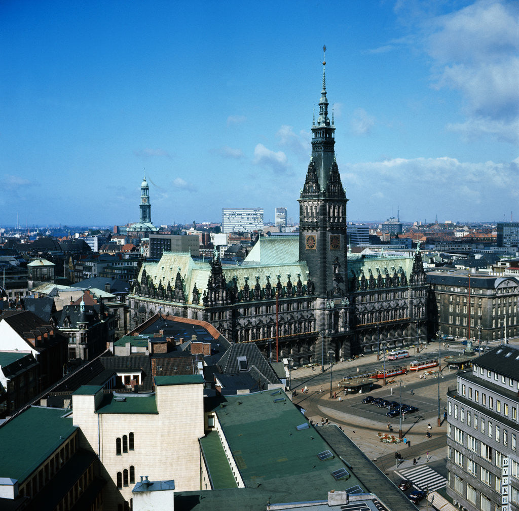 Detail of View of Hamburg by Corbis