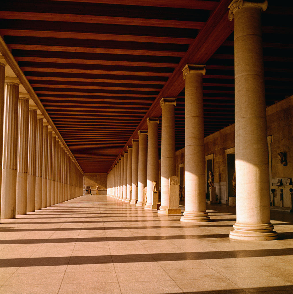 Detail of Stoa of Attalos by Anonymous