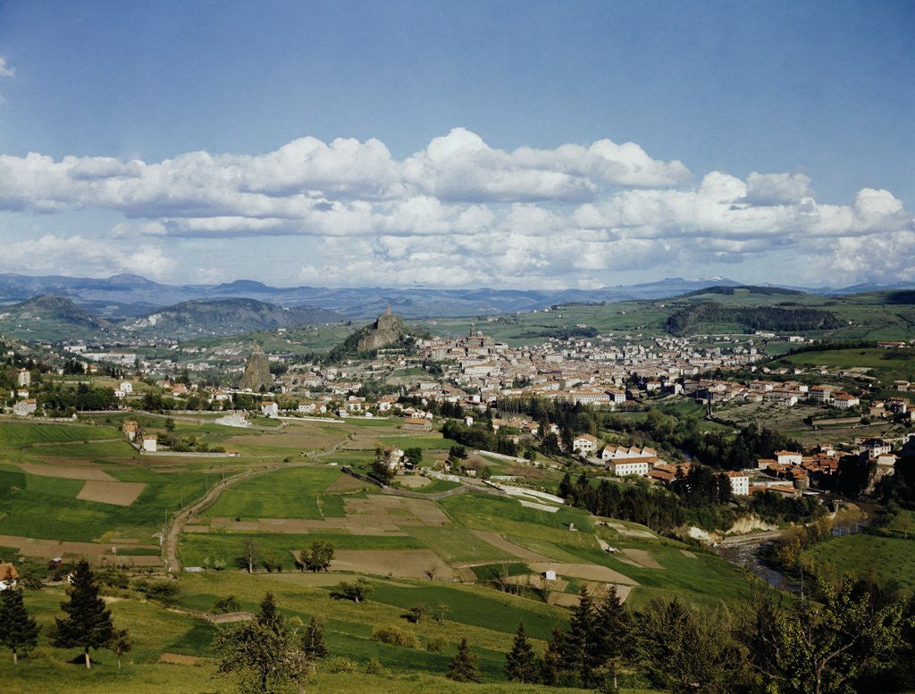 Detail of French City Le Puy by Anonymous