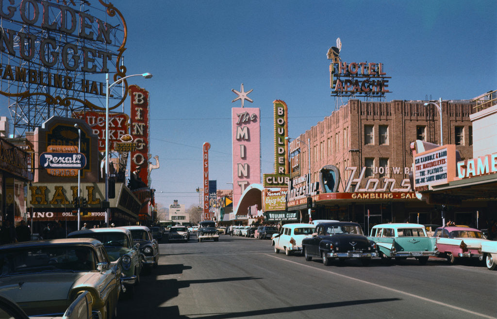 Detail of Las Vegas Street Scene by Anonymous