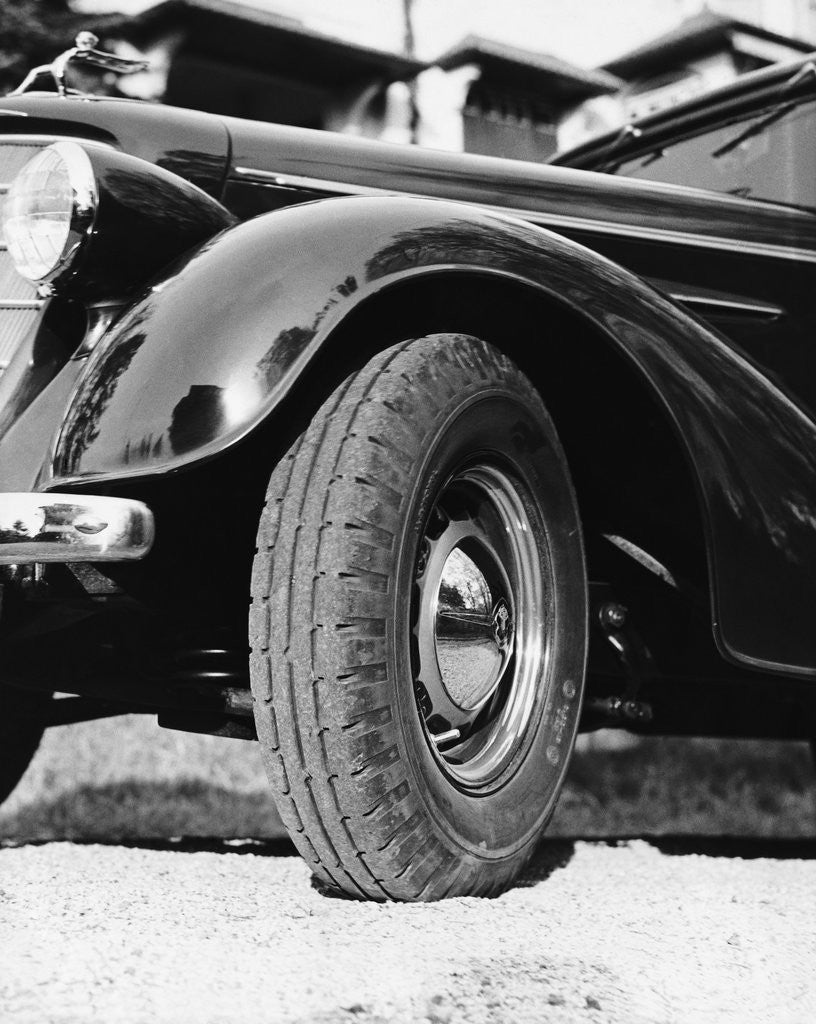 Detail of Close Up of Automobile Wheel by Anonymous