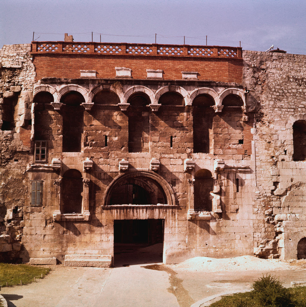 Detail of View of Palace of Diocletian by Anonymous