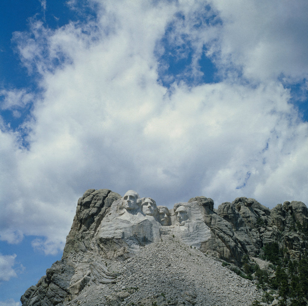 Detail of Mount Rushmore by Corbis