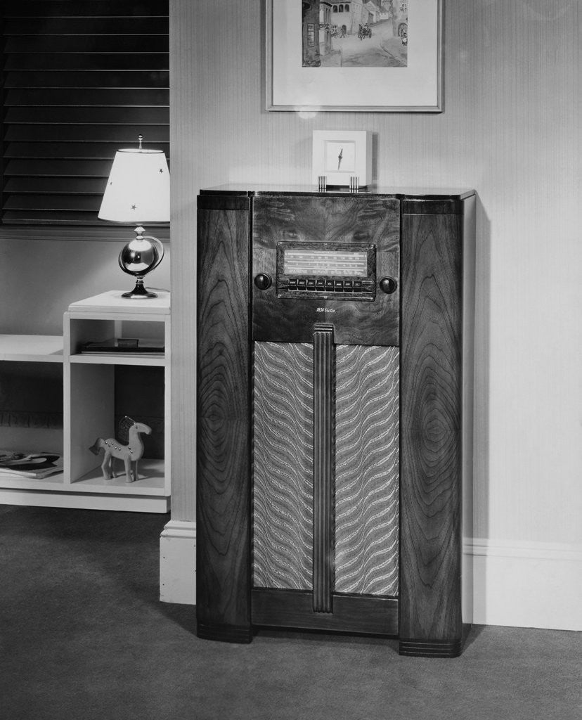 Detail of Modern Radio Set of the Nineteen Thirties by Anonymous