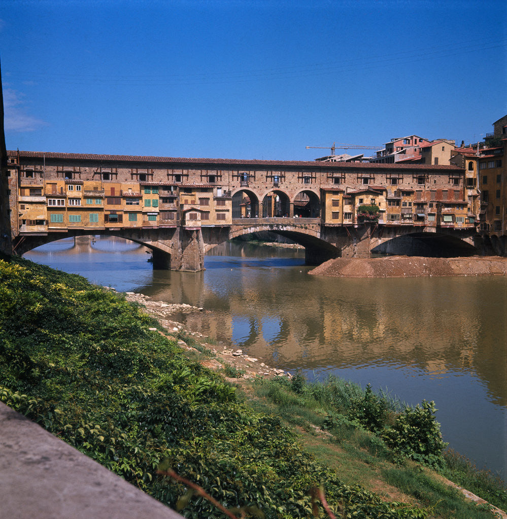 Detail of View of Ponte Vecchio by Anonymous