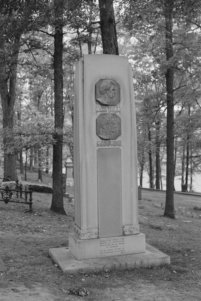 Detail of Mark Twain's Grave by Anonymous